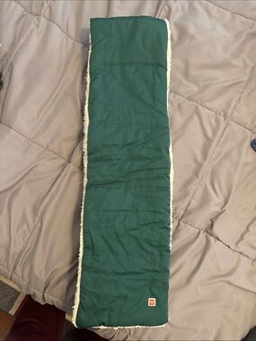 Lego Forest Green and Teal Quilted Sherpa-Lined Scarf
